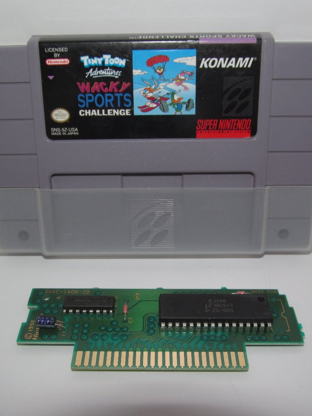 Tiny Toon Adventures: Wacky Sports Challenge (Super Nintendo, 1994) Clean Tested